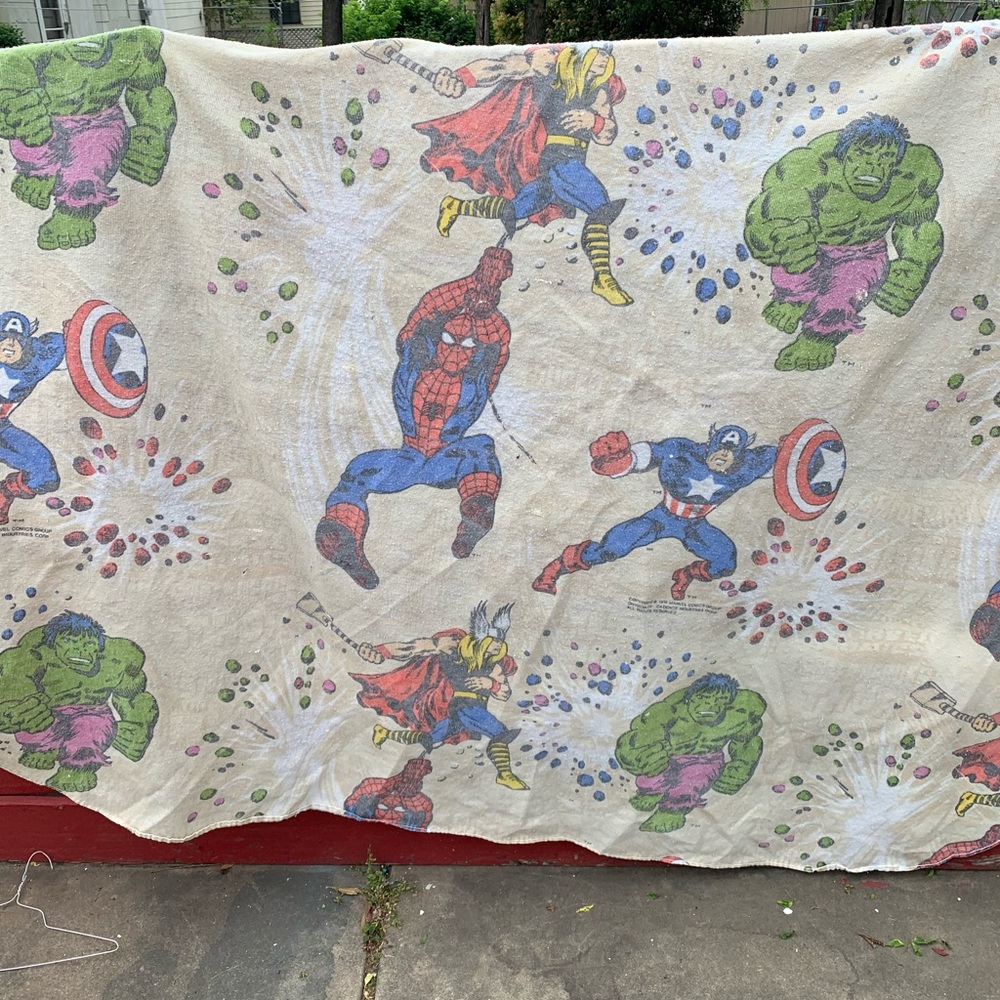 Vintage sheets marvel Avengers